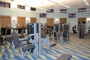 fitness center, exercise room and weight room